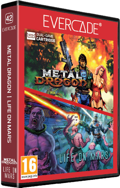 EVERCADE METAL DRAGON + LIFE ON MARS EVERCADE METAL DRAGON + LIFE ON MARS